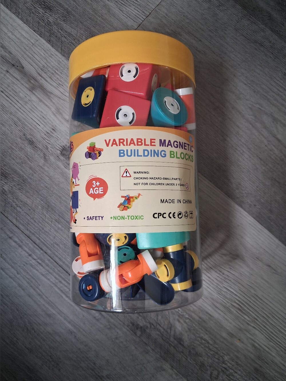 Variable Magnetic Building Blocks - Multicolor